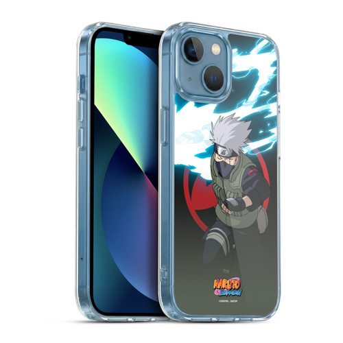 Naruto Shippuden Character Art Kakashi Hatake Soft Gel Case for Apple iPhone 13 Mini & MagSafe