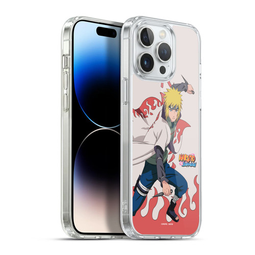 Naruto Shippuden Character Art Minato Namikaze Soft Gel Case for Apple iPhone 13 Pro Max & MagSafe