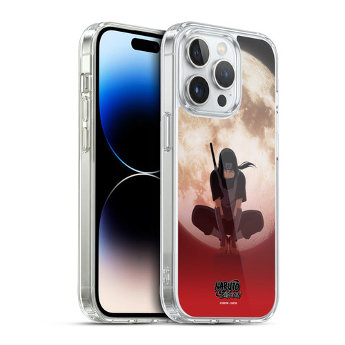Naruto Shippuden Character Art Itachi Uchiha Moon Soft Gel Case for Apple iPhone 13 Pro & MagSafe