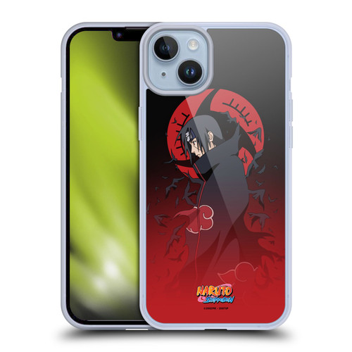 Naruto Shippuden Character Art Itachi Uchiha Soft Gel Case for Apple iPhone 14 Plus & MagSafe