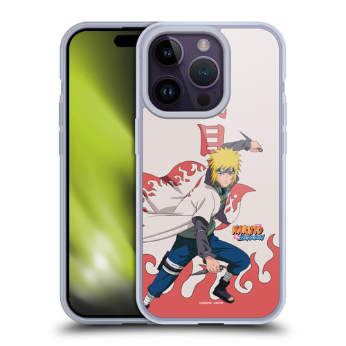 Naruto Shippuden Character Art Minato Namikaze Soft Gel Case for Apple iPhone 14 Pro