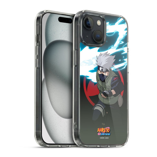 Naruto Shippuden Character Art Kakashi Hatake Soft Gel Case for Apple iPhone 15 & MagSafe