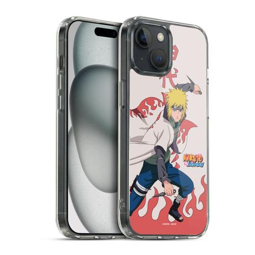 Naruto Shippuden Character Art Minato Namikaze Soft Gel Case for Apple iPhone 15 & MagSafe