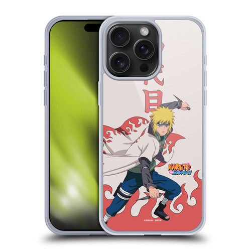 Naruto Shippuden Character Art Minato Namikaze Soft Gel Case for Apple iPhone 15 Pro Max