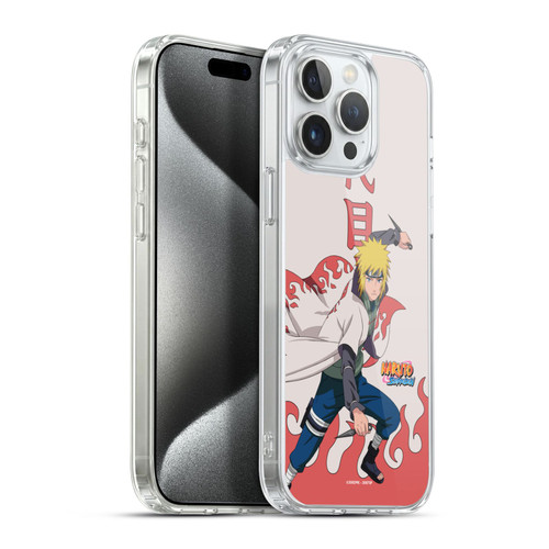 Naruto Shippuden Character Art Minato Namikaze Soft Gel Case for Apple iPhone 15 Pro Max & MagSafe