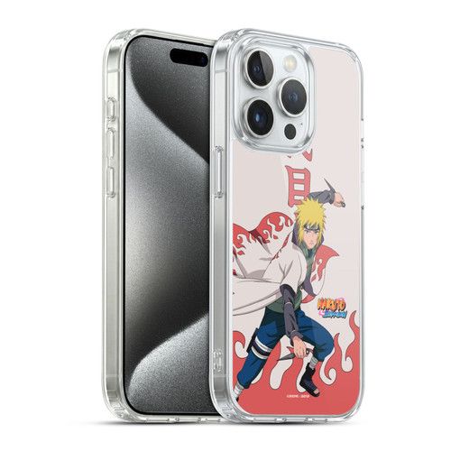 Naruto Shippuden Character Art Minato Namikaze Soft Gel Case for Apple iPhone 15 Pro & MagSafe