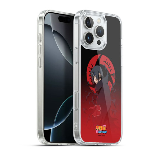 Naruto Shippuden Character Art Itachi Uchiha Soft Gel Case for Apple iPhone 16 Pro Max & MagSafe