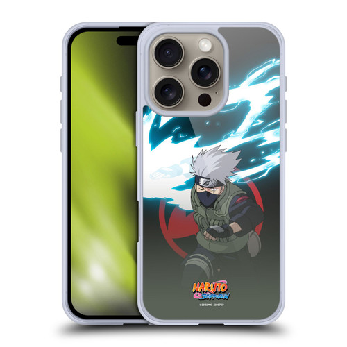 Naruto Shippuden Character Art Kakashi Hatake Soft Gel Case for Apple iPhone 16 Pro