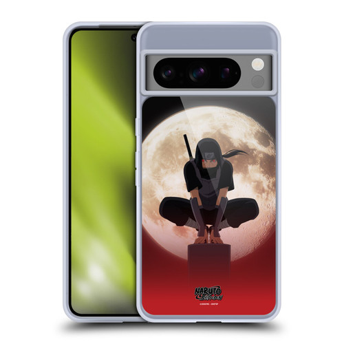 Naruto Shippuden Character Art Itachi Uchiha Moon Soft Gel Case for Google Pixel 8 Pro