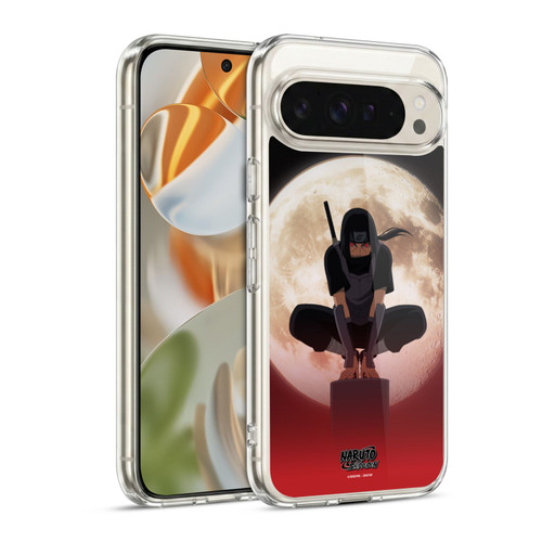 Naruto Shippuden Character Art Itachi Uchiha Moon Soft Gel Case for Google Pixel 9 / Pixel 9 Pro