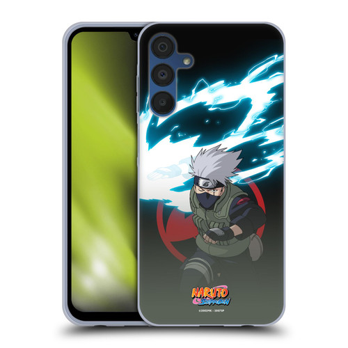 Naruto Shippuden Character Art Kakashi Hatake Soft Gel Case for Samsung Galaxy A15
