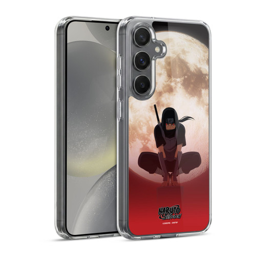 Naruto Shippuden Character Art Itachi Uchiha Moon Soft Gel Case for Samsung Galaxy S24 5G & MagSafe