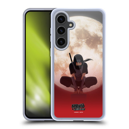 Naruto Shippuden Character Art Itachi Uchiha Moon Soft Gel Case for Samsung Galaxy S24+ 5G