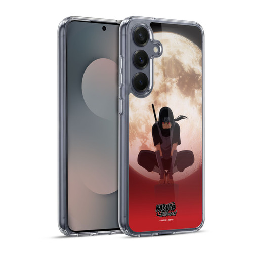 Naruto Shippuden Character Art Itachi Uchiha Moon Soft Gel Case for Samsung Galaxy S25+ & MagSafe
