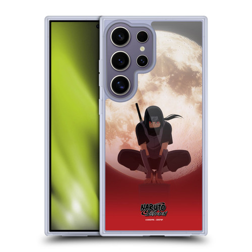 Naruto Shippuden Character Art Itachi Uchiha Moon Soft Gel Case for Samsung Galaxy S25 Ultra