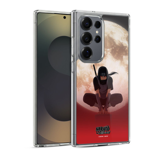 Naruto Shippuden Character Art Itachi Uchiha Moon Soft Gel Case for Samsung Galaxy S25 Ultra & MagSafe