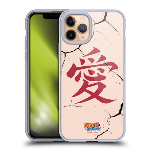Naruto Shippuden Iconic Gaara Tattoo Soft Gel Case for Apple iPhone 11 Pro