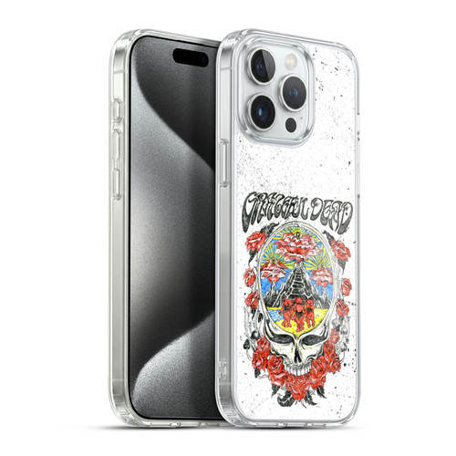 Grateful Dead Trends Rose Soft Gel Case for Apple iPhone 15 Pro Max & MagSafe