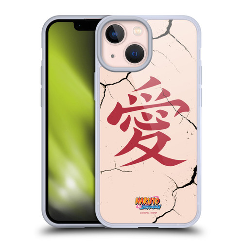 Naruto Shippuden Iconic Gaara Tattoo Soft Gel Case for Apple iPhone 13 Mini