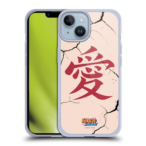 Naruto Shippuden Iconic Gaara Tattoo Soft Gel Case for Apple iPhone 14