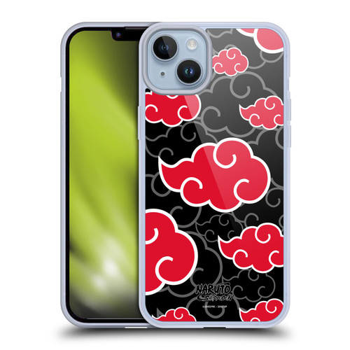Naruto Shippuden Iconic Akatsuki Soft Gel Case for Apple iPhone 14 Plus & MagSafe