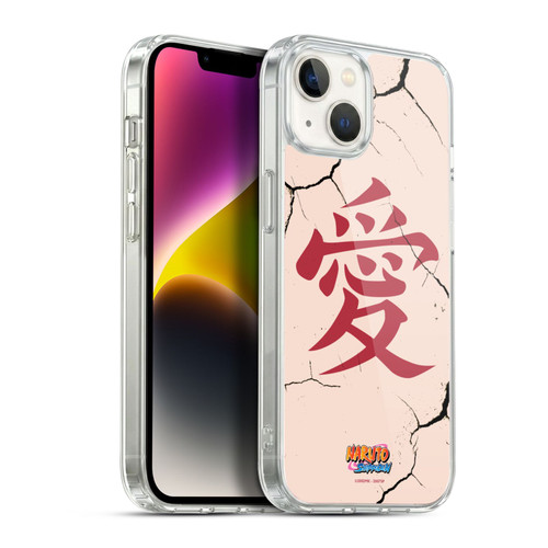 Naruto Shippuden Iconic Gaara Tattoo Soft Gel Case for Apple iPhone 14 Plus & MagSafe