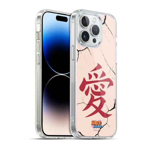 Naruto Shippuden Iconic Gaara Tattoo Soft Gel Case for Apple iPhone 14 Pro Max & MagSafe