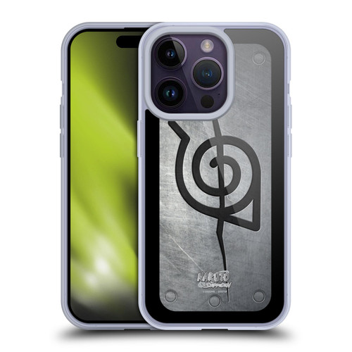 Naruto Shippuden Iconic Itachi Headband Soft Gel Case for Apple iPhone 14 Pro