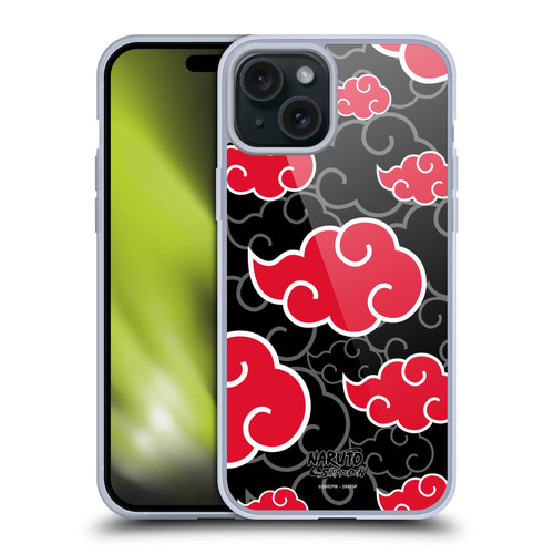 Naruto Shippuden Iconic Akatsuki Soft Gel Case for Apple iPhone 15 Plus