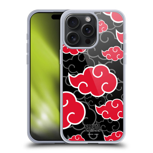 Naruto Shippuden Iconic Akatsuki Soft Gel Case for Apple iPhone 15 Pro Max