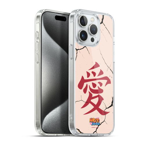 Naruto Shippuden Iconic Gaara Tattoo Soft Gel Case for Apple iPhone 15 Pro Max & MagSafe