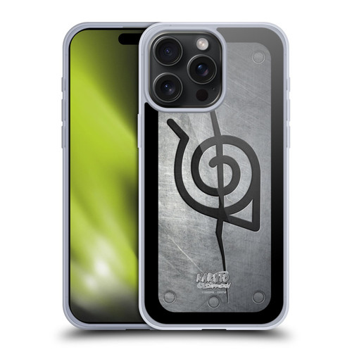 Naruto Shippuden Iconic Itachi Headband Soft Gel Case for Apple iPhone 15 Pro Max