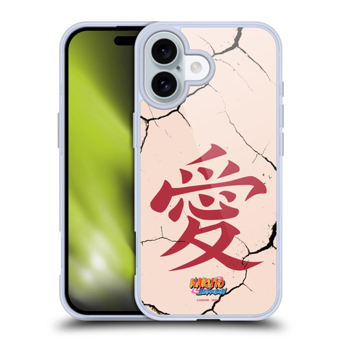 Naruto Shippuden Iconic Gaara Tattoo Soft Gel Case for Apple iPhone 16