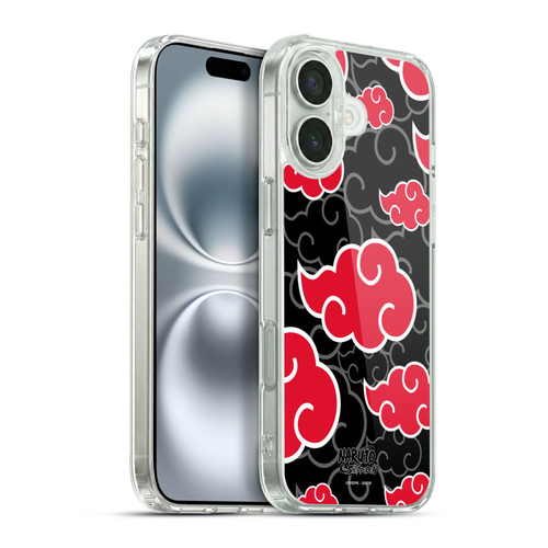Naruto Shippuden Iconic Akatsuki Soft Gel Case for Apple iPhone 16 Plus & MagSafe