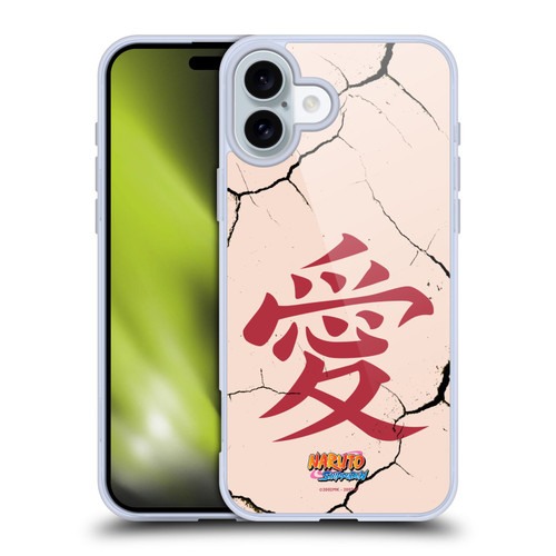 Naruto Shippuden Iconic Gaara Tattoo Soft Gel Case for Apple iPhone 16 Plus & MagSafe