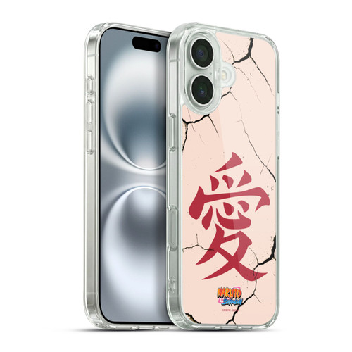 Naruto Shippuden Iconic Gaara Tattoo Soft Gel Case for Apple iPhone 16 Plus & MagSafe