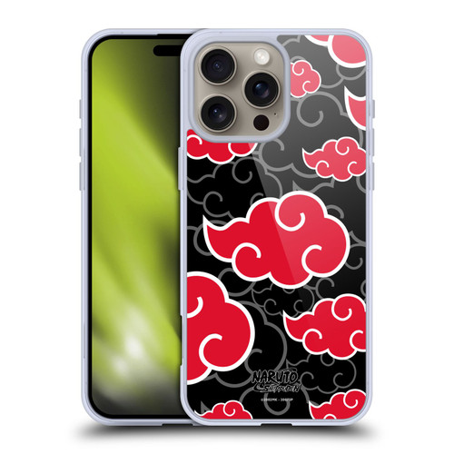 Naruto Shippuden Iconic Akatsuki Soft Gel Case for Apple iPhone 16 Pro Max