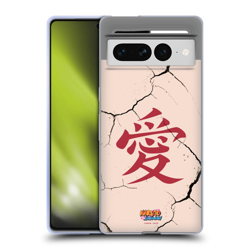 Naruto Shippuden Iconic Gaara Tattoo Soft Gel Case for Google Pixel 7 Pro