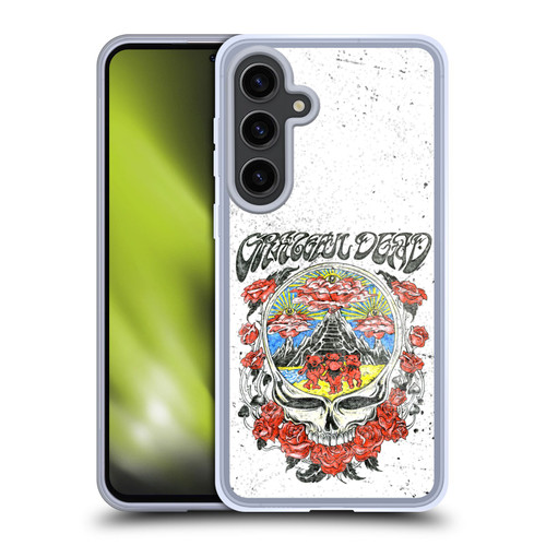 Grateful Dead Trends Rose Soft Gel Case for Samsung Galaxy S24+ 5G & MagSafe