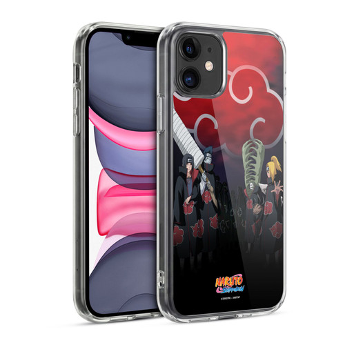 Naruto Shippuden Key Art Akatsuki Soft Gel Case for Apple iPhone 11