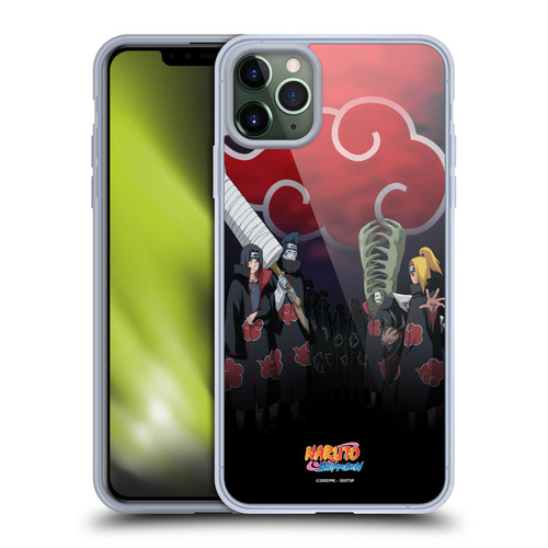 Naruto Shippuden Key Art Akatsuki Soft Gel Case for Apple iPhone 11 Pro Max & MagSafe