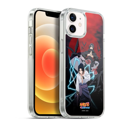 Naruto Shippuden Key Art Sasuke And Itachi Soft Gel Case for Apple iPhone 12 / iPhone 12 Pro & MagSafe