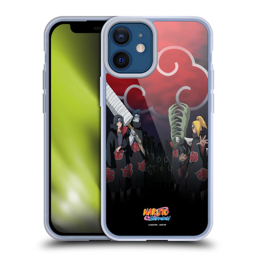 Naruto Shippuden Key Art Akatsuki Soft Gel Case for Apple iPhone 12 Mini & MagSafe