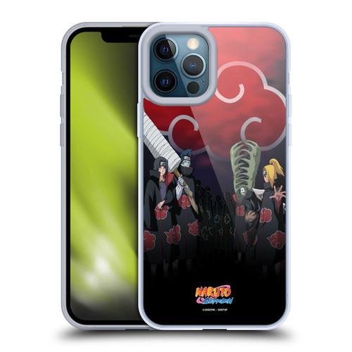 Naruto Shippuden Key Art Akatsuki Soft Gel Case for Apple iPhone 12 Pro Max & MagSafe