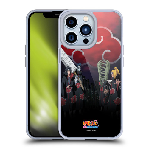 Naruto Shippuden Key Art Akatsuki Soft Gel Case for Apple iPhone 13 Pro & MagSafe