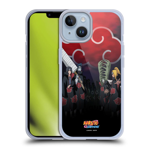 Naruto Shippuden Key Art Akatsuki Soft Gel Case for Apple iPhone 14