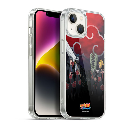 Naruto Shippuden Key Art Akatsuki Soft Gel Case for Apple iPhone 14