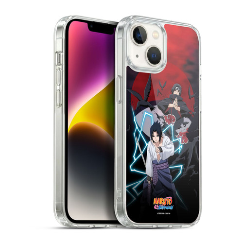 Naruto Shippuden Key Art Sasuke And Itachi Soft Gel Case for Apple iPhone 14