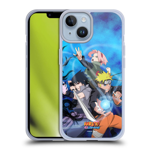 Naruto Shippuden Key Art Team 7 Soft Gel Case for Apple iPhone 14