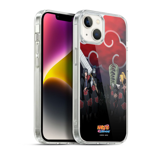 Naruto Shippuden Key Art Akatsuki Soft Gel Case for Apple iPhone 14 Plus & MagSafe